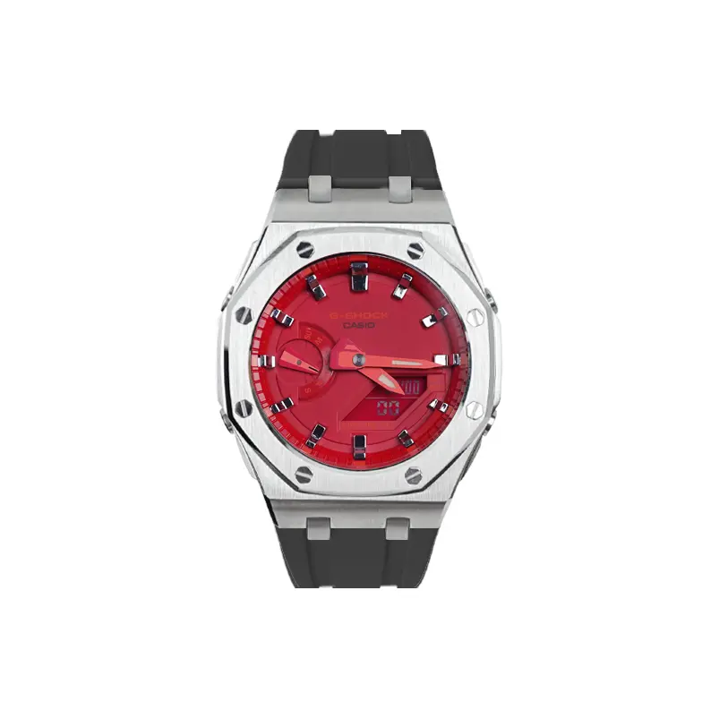 Casio Унисекс часы с двойным жидкокристаллическим/аналоговым дисплеем, серия 44 мм, красные
Casio Унисекс часы с двойным жидкокристаллическим/аналоговым дисплеем, серия 44 мм, красные