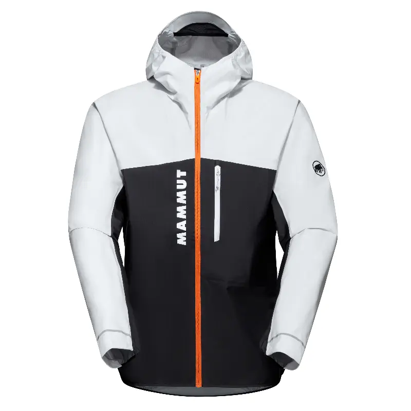 MAMMUT Мужская ветровка для походов на природе, Black White
MAMMUT Мужская ветровка для походов на природе, Black White
