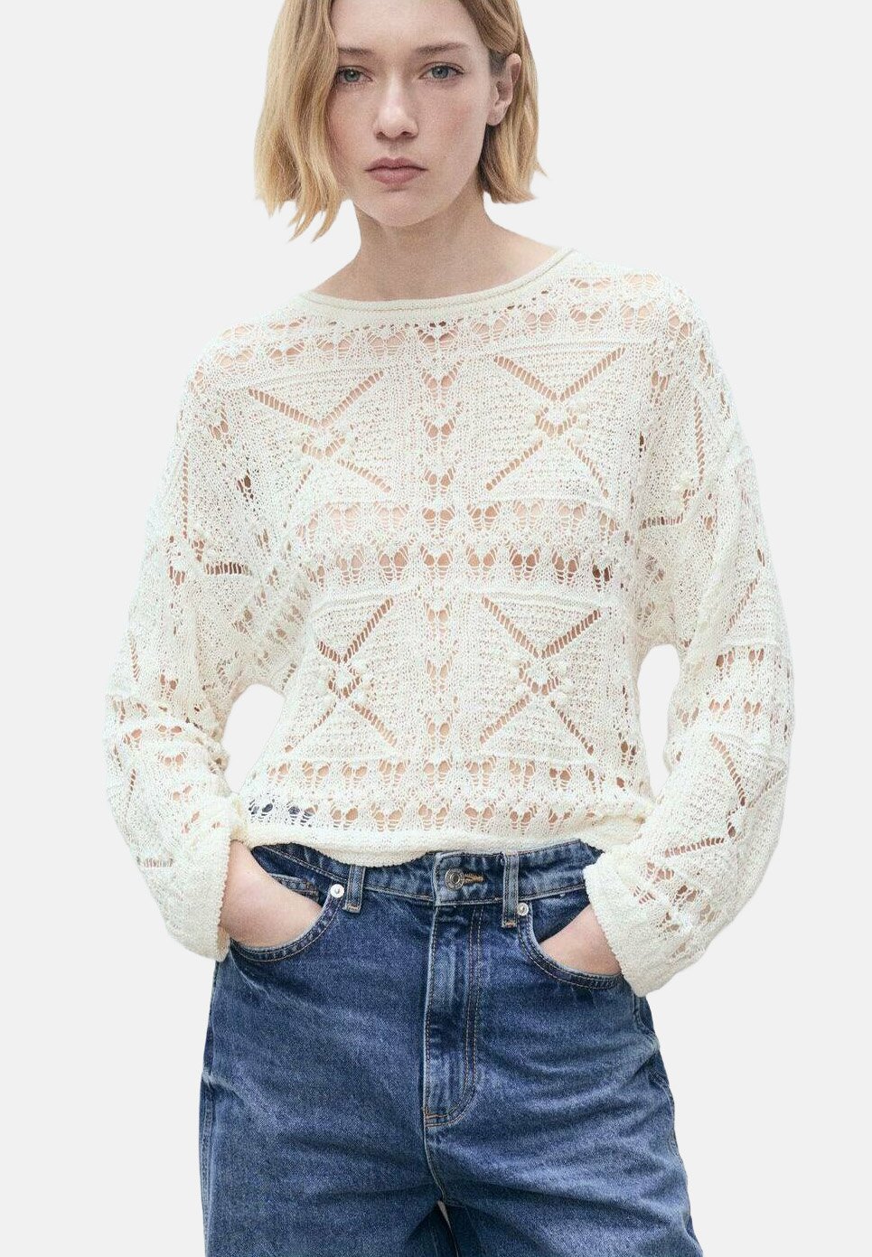 Джемпер JOANA Mango, кремовый
Джемпер JOANA Mango, кремовый