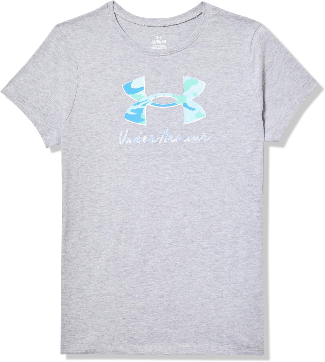 Under Armour Girls Crewneck, легкая и дышащая футболка для спорта, Mod Gray
Under Armour Girls Crewneck, легкая и дышащая футболка для спорта, Mod Gray