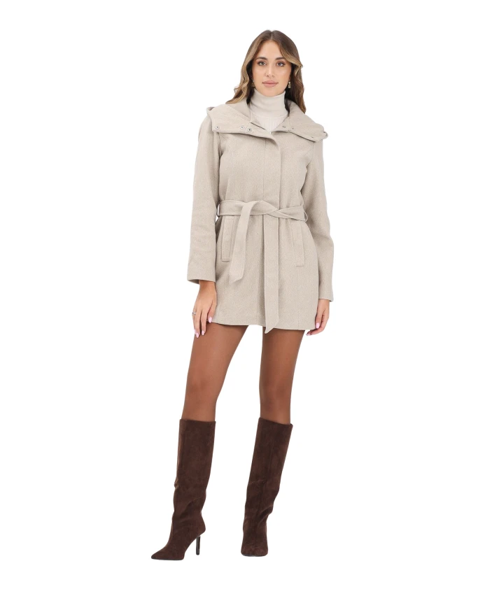 Короткое пальто с поясом Jacqueline De Yong, бежевый
Короткое пальто с поясом Jacqueline De Yong, бежевый