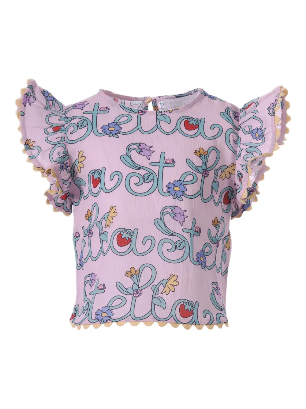 Топ с оборками Stella Mccartney Kids, розовый
Топ с оборками Stella Mccartney Kids, розовый