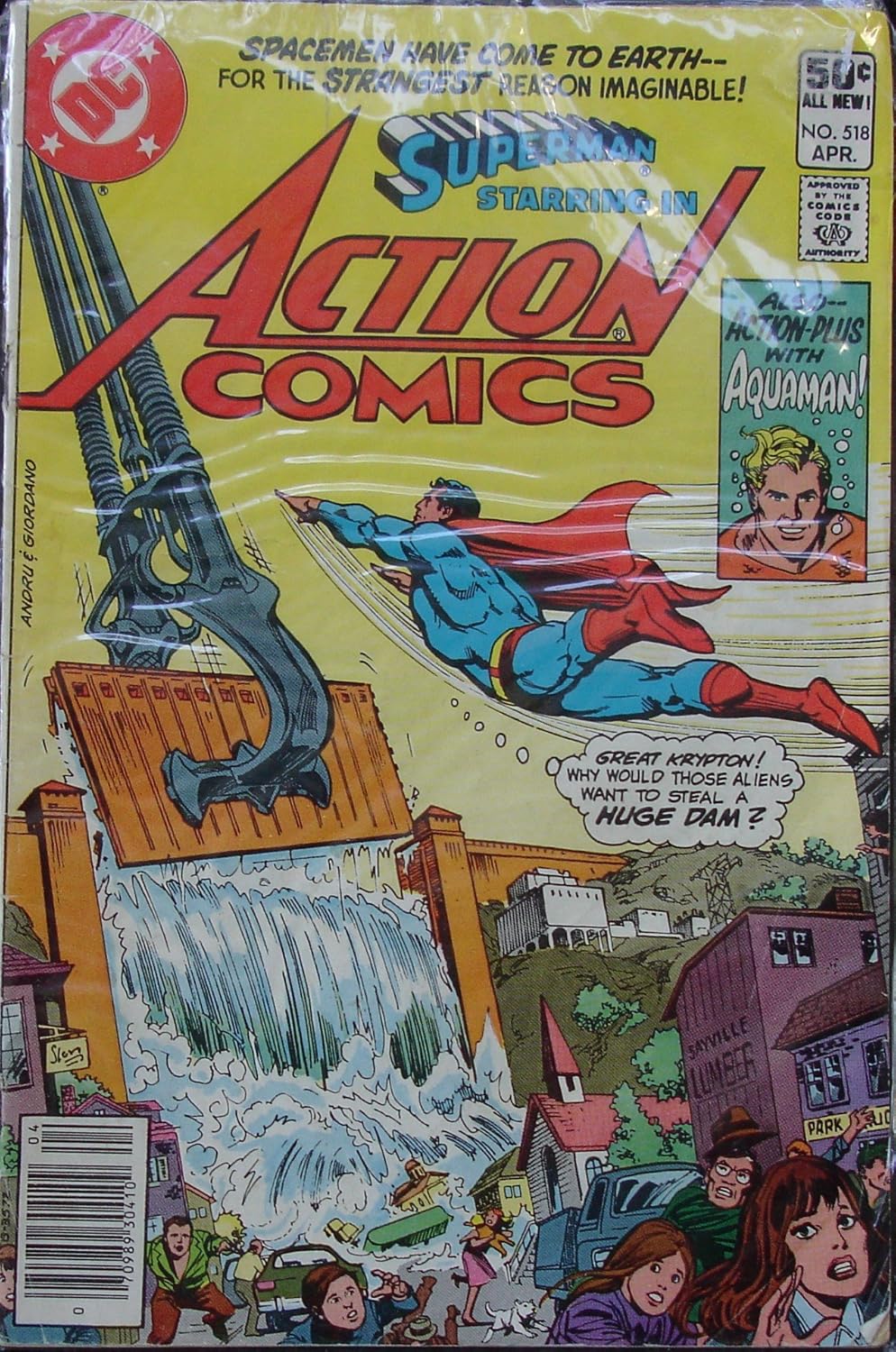Superman Starring in Action Comics (Vol. 44, No. 518) (DC)
Superman Starring in Action Comics (Vol. 44, No. 518) (DC)