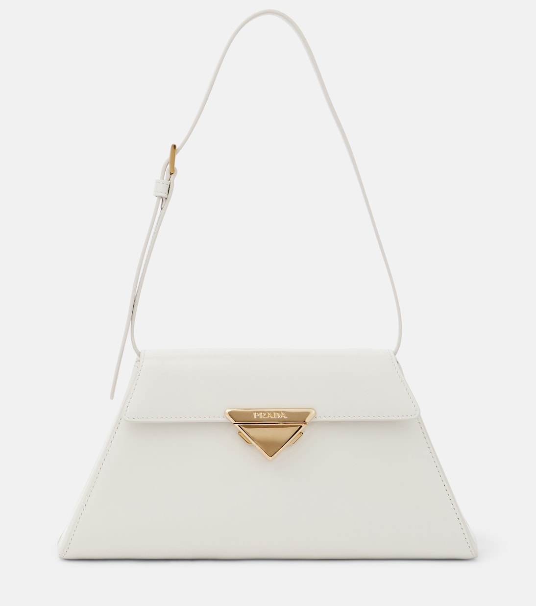 Средняя кожаная сумка через плечо Prada, белый
Средняя кожаная сумка через плечо Prada, белый