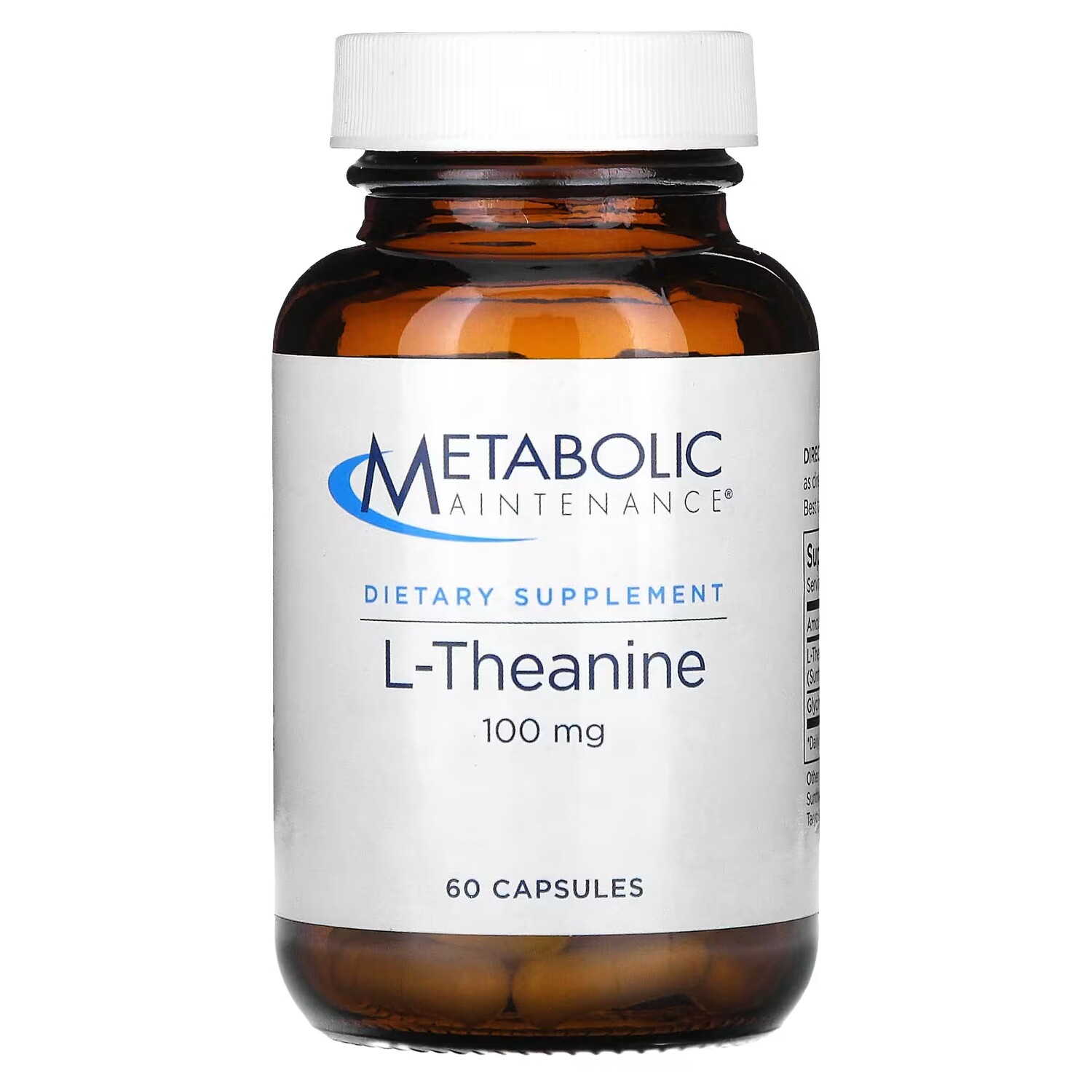 L-теанин Metabolic Maintenance 100 мг, 60 капсул
L-теанин Metabolic Maintenance 100 мг, 60 капсул
