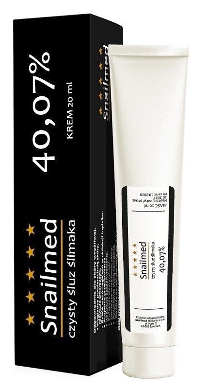 Snailmed Czysty Śluz Ślimaka 40,07% крем для лица, 20 ml
Snailmed Czysty Śluz Ślimaka 40,07% крем для лица, 20 ml