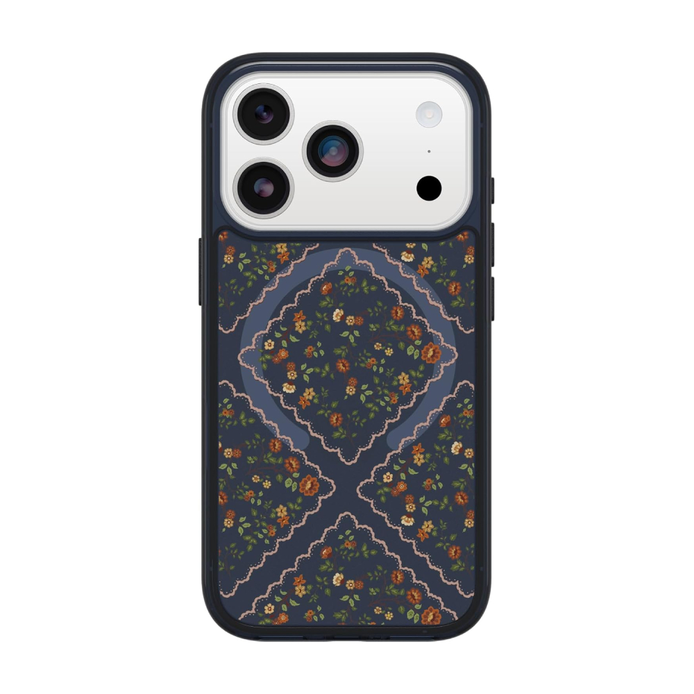 Чехол OtterBox Symmetry для iPhone 17 Pro с MagSafe, Floral Romance, Синий, Чехол OtterBox Symmetry для iPhone 17 Pro с MagSafe, Floral Romance
Чехол OtterBox Symmetry для iPhone 17 Pro с MagSafe, Floral Romance, Синий, Чехол OtterBox Symmetry для iPhone 17 Pro с MagSafe, Floral Romance