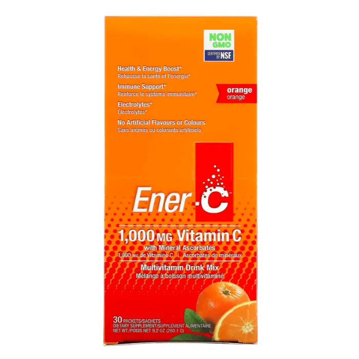 Витамин C со вкусом апельсина Ener-C 1000 мг, 30 пакетиков
Витамин C со вкусом апельсина Ener-C 1000 мг, 30 пакетиков