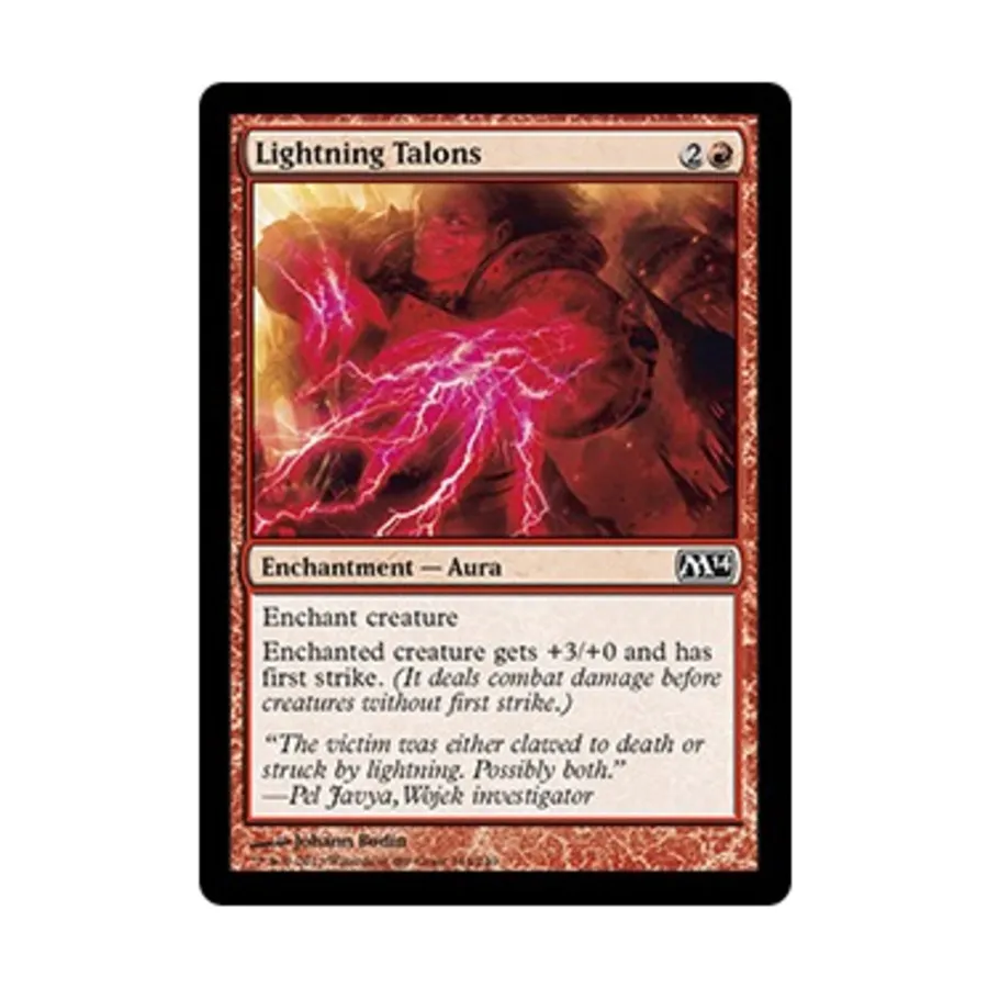 CCG Молниеносные когти (С) (фольга), MTG - Magic 2014
CCG Молниеносные когти (С) (фольга), MTG - Magic 2014