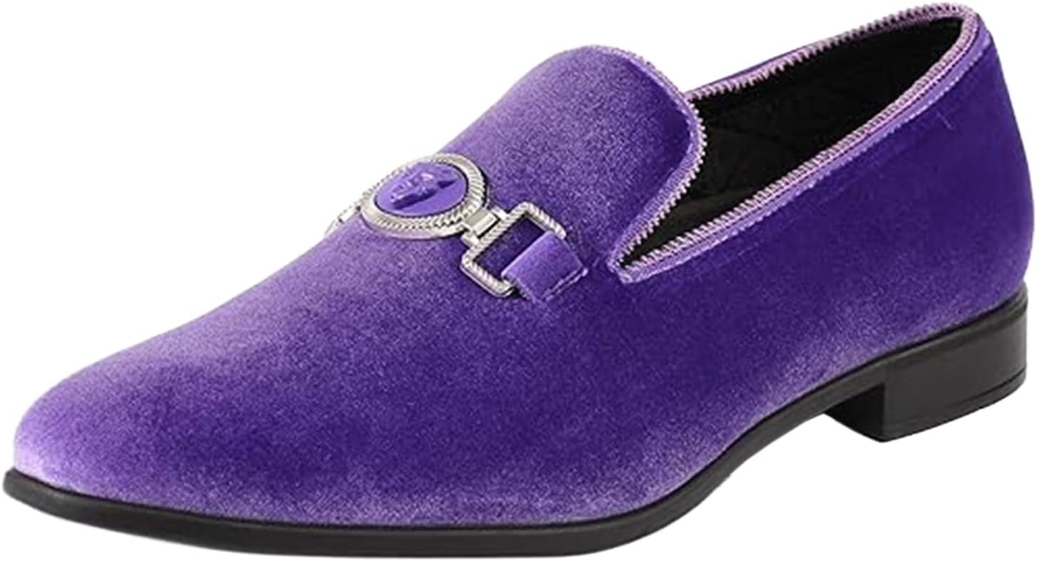 Мужские лоферы Amali Velvet Slip-On с львиным декором, тапочки для смокинга, лоферы с металлической цепочкой, Lavender (Antonio)
Мужские лоферы Amali Velvet Slip-On с львиным декором, тапочки для смокинга, лоферы с металлической цепочкой, Lavender (Antonio)