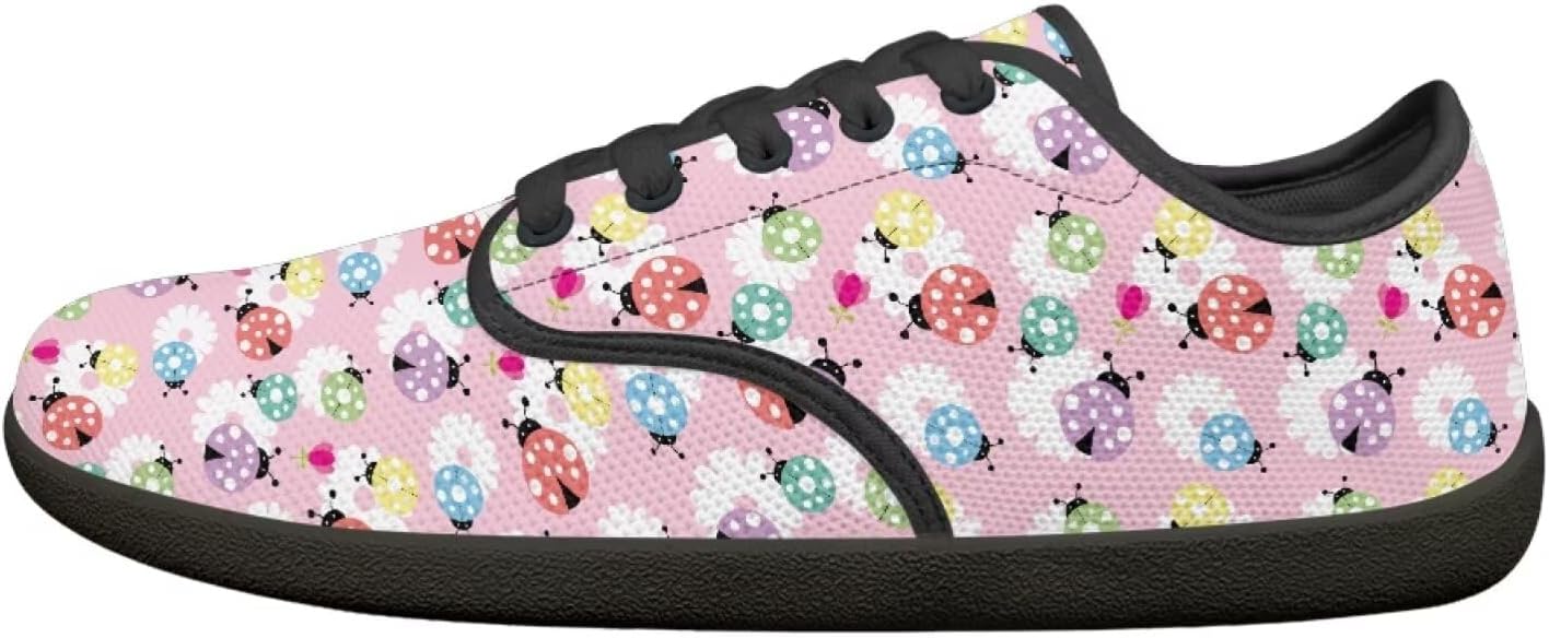 Кроссовки Binienty Barefoot для женщин и мужчин, унисекс, без шнурков, для тенниса, ходьбы, походов и кемпинга, Cartoon Ladybug Daisy
Кроссовки Binienty Barefoot для женщин и мужчин, унисекс, без шнурков, для тенниса, ходьбы, походов и кемпинга, Cartoon Ladybug Daisy