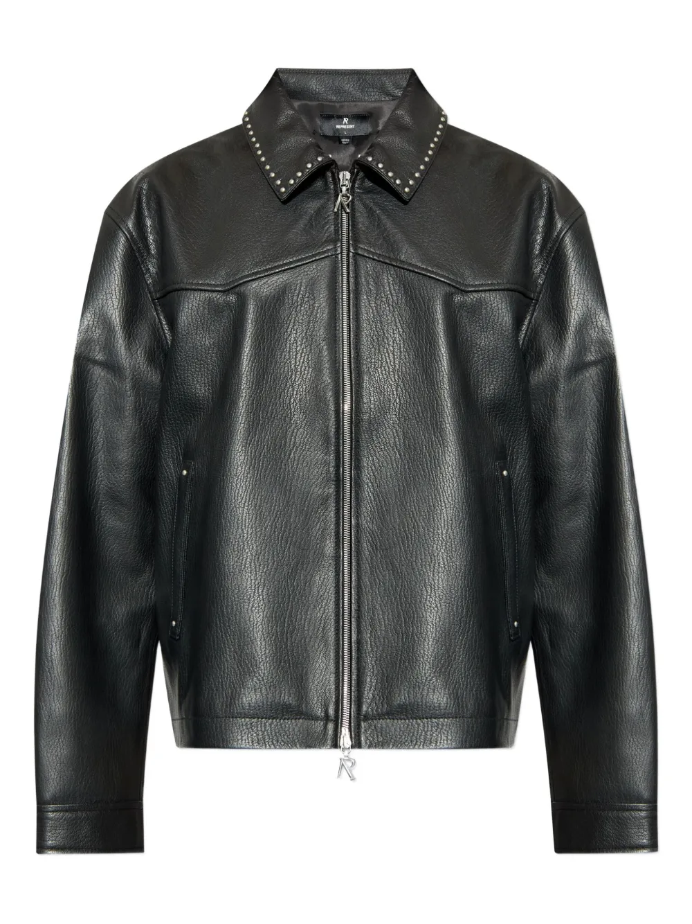 Кожаная куртка X Iron Maiden Trooper с заклепками Represent, черный 
Кожаная куртка X Iron Maiden Trooper с заклепками Represent, черный