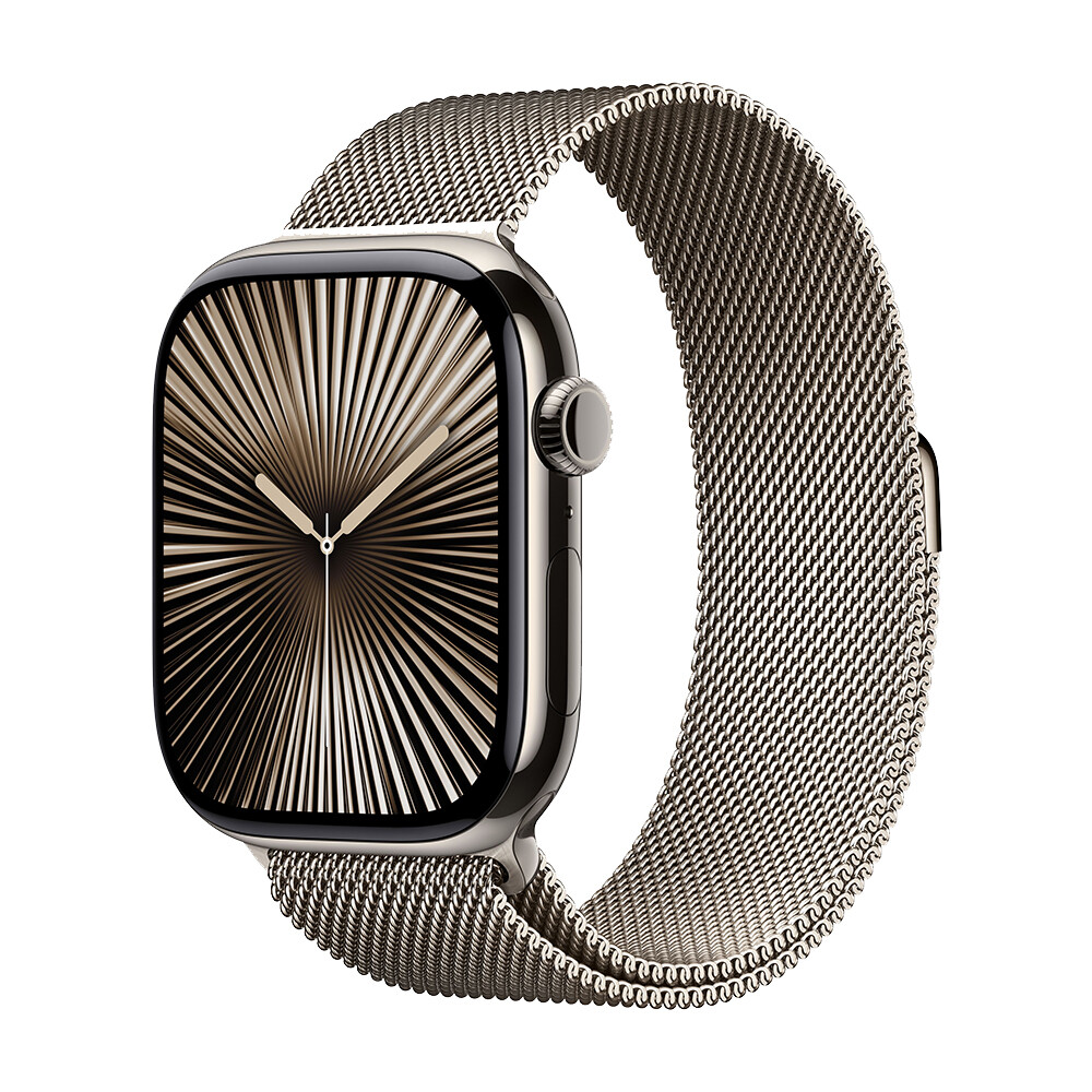 Умные часы Apple Watch Series 10 (GPS+Cellular), 46мм, Natural Titanium Case/Natural Milanese Loop Natural - M/L, Титановый, Умные часы Apple Watch Series 10 (GPS+Cellular), 46мм, Natural Titanium Case/Natural Milanese Loop Natural - M/L
Умные часы Apple Watch Series 10 (GPS+Cellular), 46мм, Natural Titanium Case/Natural Milanese Loop Natural - M/L, Титановый, Умные часы Apple Watch Series 10 (GPS+Cellular), 46мм, Natural Titanium Case/Natural Milanese Loop Natural - M/L
