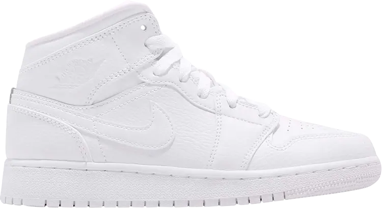 Кроссовки Air Jordan 1 Mid BG Triple White, белый
Кроссовки Air Jordan 1 Mid BG Triple White, белый