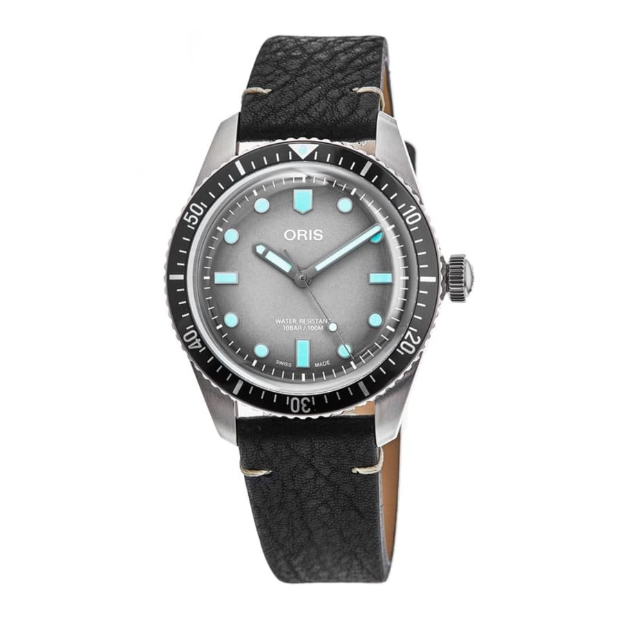 Мужские часы Oris Divers Sixty-Five с серым циферблатом и кожаным ремешком 01 733 7707 4053-07 5 20 89, серый
Мужские часы Oris Divers Sixty-Five с серым циферблатом и кожаным ремешком 01 733 7707 4053-07 5 20 89, серый