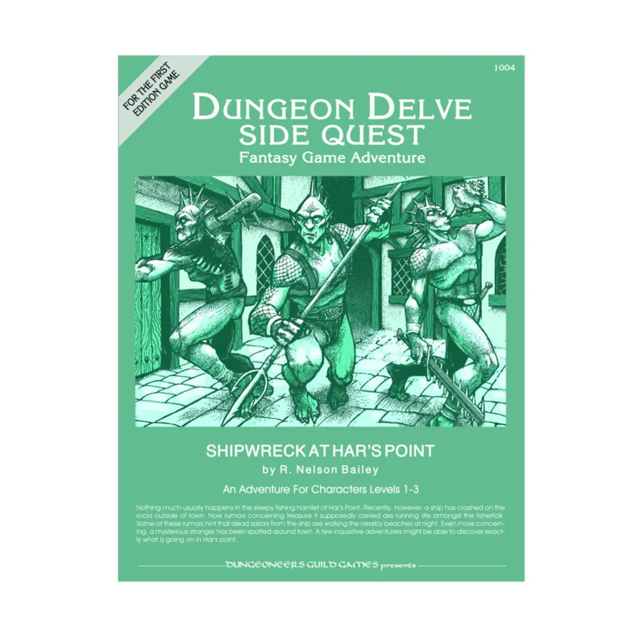 Модуль Side Quest #1 - Shipwreck at Har's Point, Dungeon Delve - Fantasy Game Adventures
Модуль Side Quest #1 - Shipwreck at Har's Point, Dungeon Delve - Fantasy Game Adventures