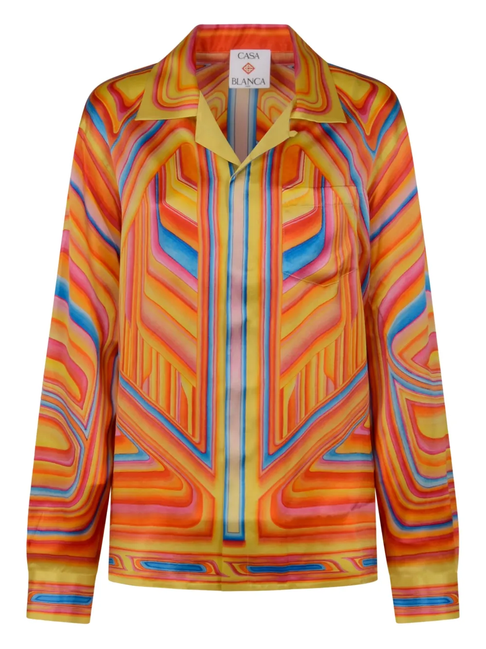 Шелковая рубашка CASABLANCA, оранжевый
Шелковая рубашка CASABLANCA, оранжевый