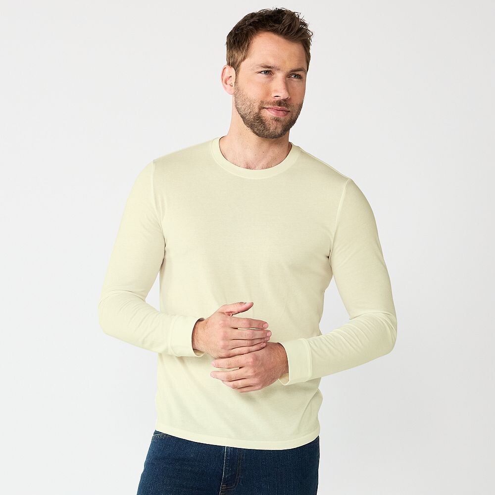 Мужская футболка Sonoma Goods For Life Supersoft с круглым вырезом и длинными рукавами, цвет Graceful Beige
Мужская футболка Sonoma Goods For Life Supersoft с круглым вырезом и длинными рукавами, цвет Graceful Beige