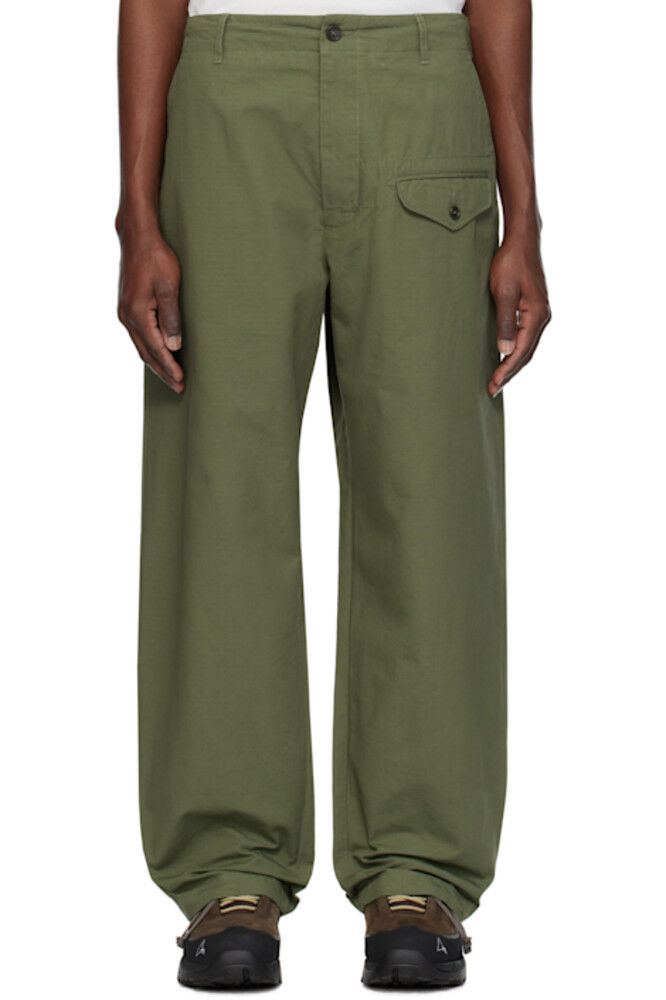 Брюки цвета хаки Гуркха Engineered Garments
Брюки цвета хаки Гуркха Engineered Garments