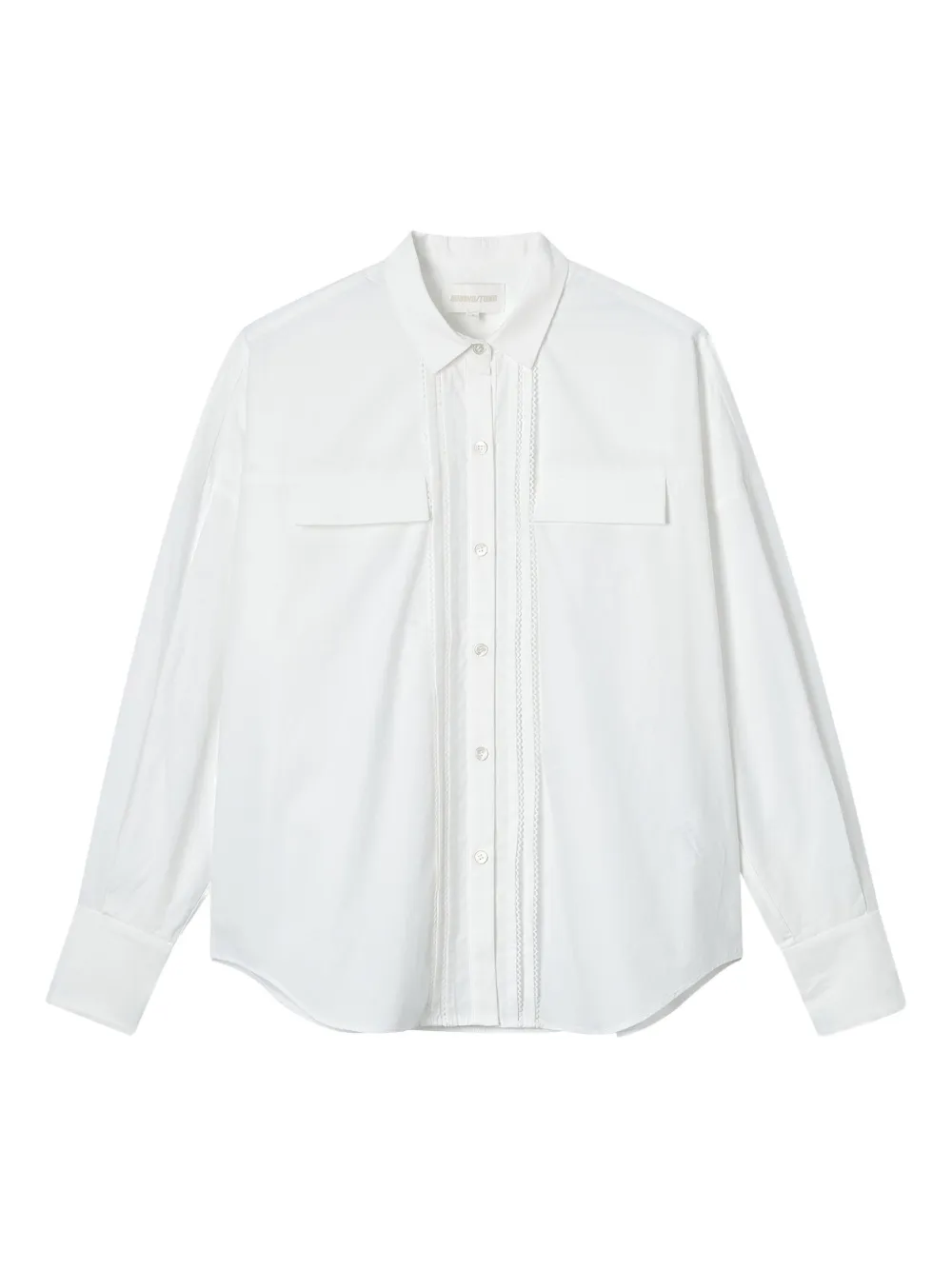 Рубашка со вставками SHUSHU/TONG, белый 
Рубашка со вставками SHUSHU/TONG, белый