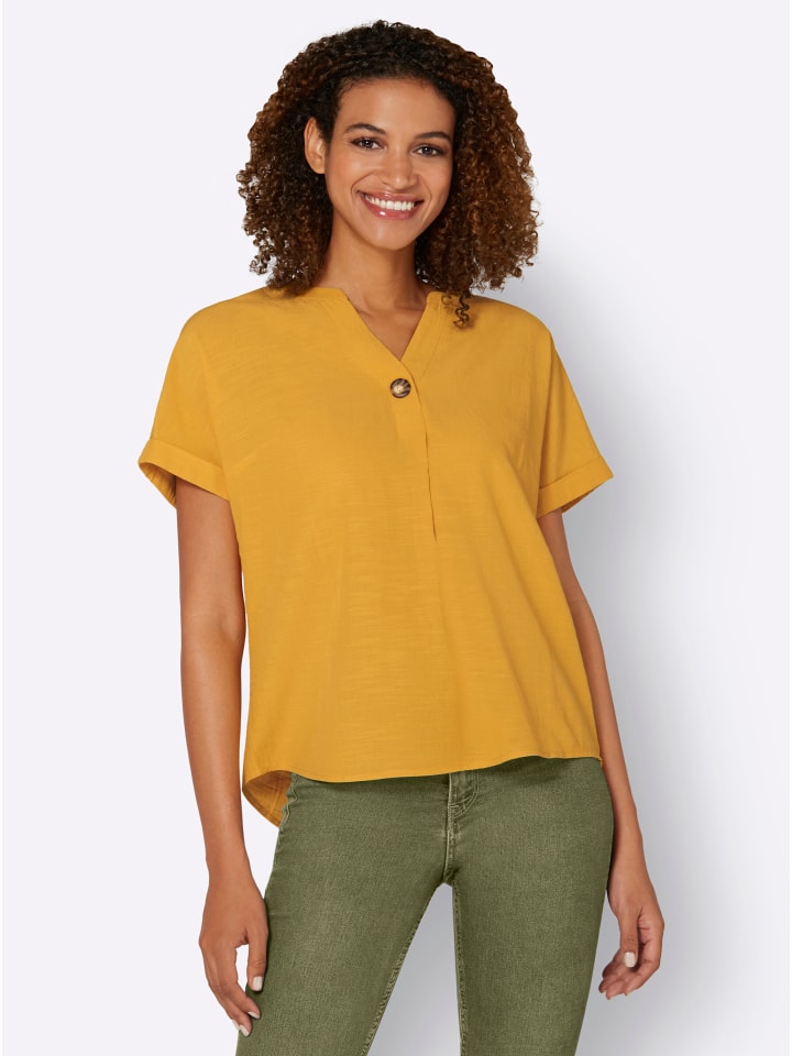 Блузка без застежки цвета охры WITT WEIDEN
Блузка без застежки цвета охры WITT WEIDEN