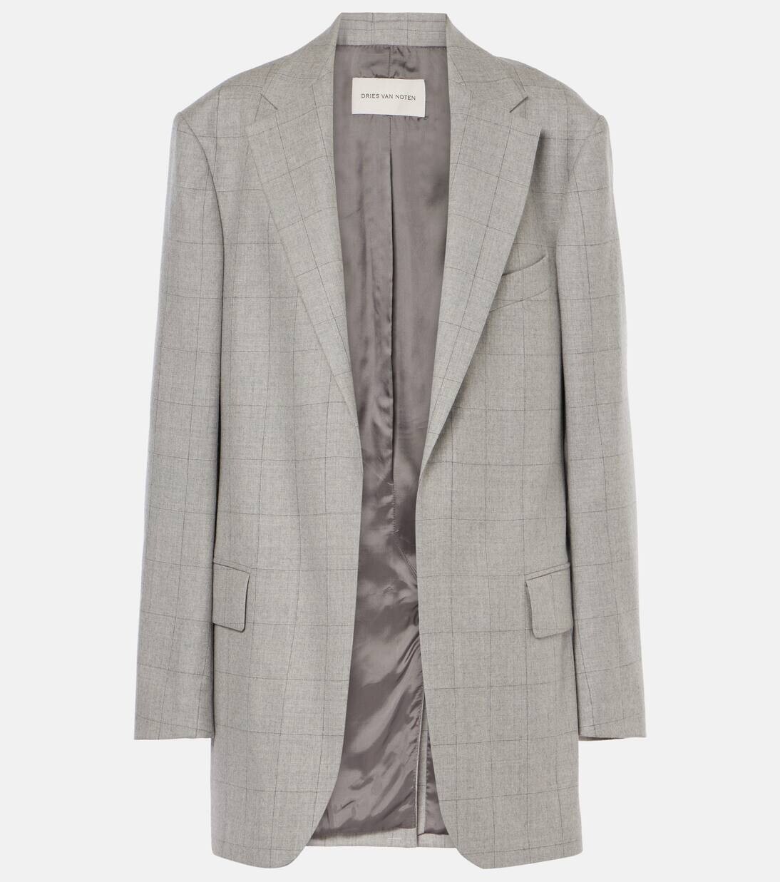 Шерстяной блейзер Dries Van Noten, цвет light grey, Серый, Шерстяной блейзер Dries Van Noten, цвет light grey
Шерстяной блейзер Dries Van Noten, цвет light grey, Серый, Шерстяной блейзер Dries Van Noten, цвет light grey