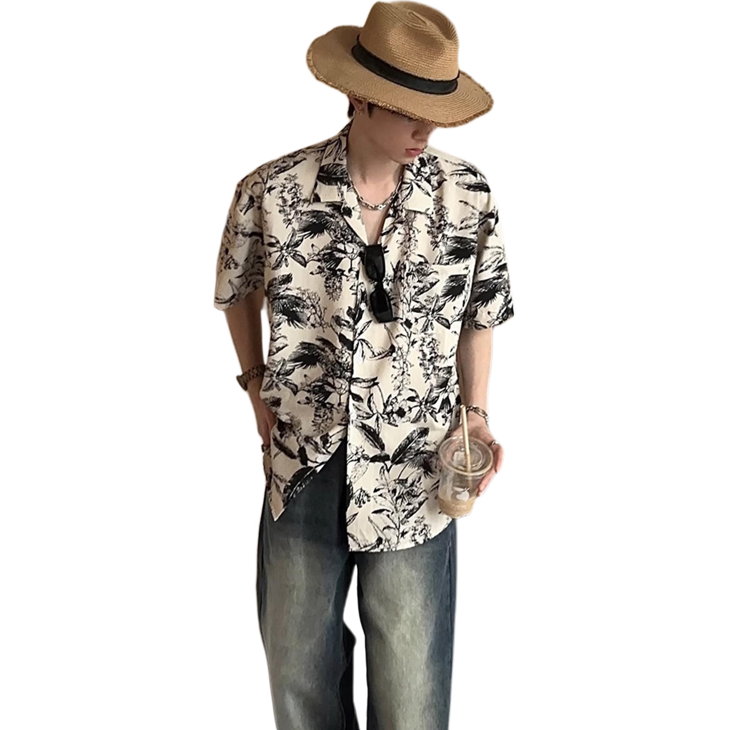 ZIAREL Рубашка Unisex Apricot Lapel Moderate Hawaii
ZIAREL Рубашка Unisex Apricot Lapel Moderate Hawaii