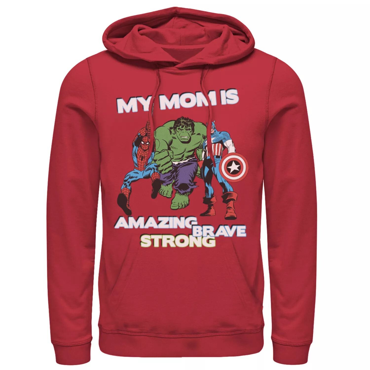 Мужская толстовка с капюшоном «Marvel Avengers My Mom Is Amazing Brave Strong» Licensed Character
Мужская толстовка с капюшоном «Marvel Avengers My Mom Is Amazing Brave Strong» Licensed Character