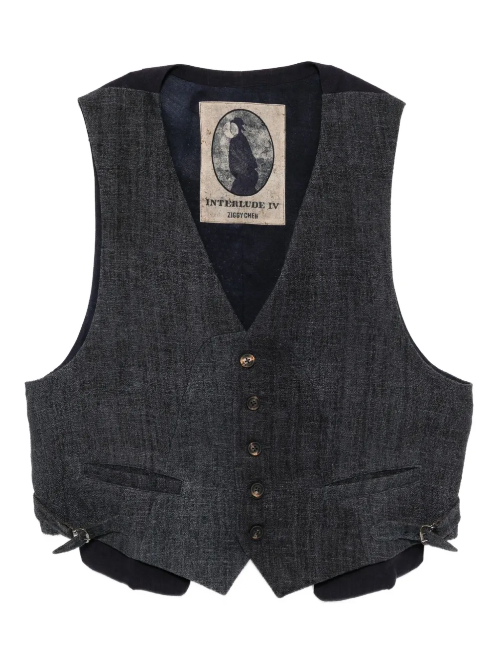 Льняной жилет Ziggy Chen, серый
Льняной жилет Ziggy Chen, серый