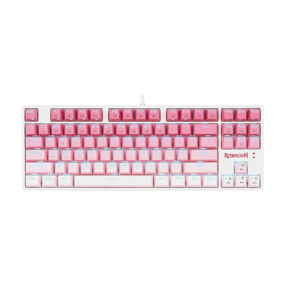Клавиатура игровая Redragon Cass K645, Brown, розовый/белый, английская раскладка
Клавиатура игровая Redragon Cass K645, Brown, розовый/белый, английская раскладка