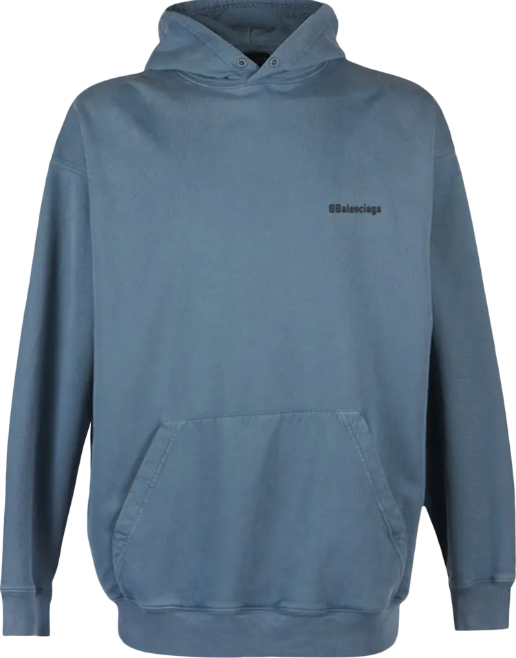 Худи Balenciaga BB Corp Hoodie 'Washed Blue/Black', синий
Худи Balenciaga BB Corp Hoodie 'Washed Blue/Black', синий