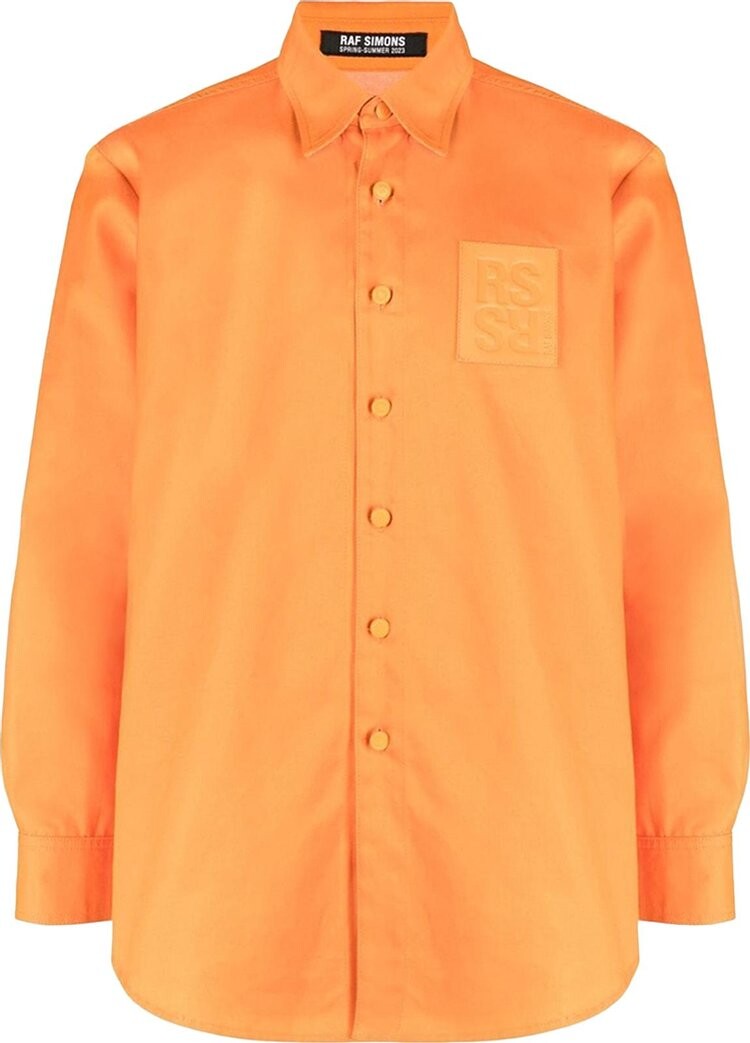 Рубашка Raf Simons Straight Fit Denim Shirt With Leather Patch 'Orange', оранжевый
Рубашка Raf Simons Straight Fit Denim Shirt With Leather Patch 'Orange', оранжевый