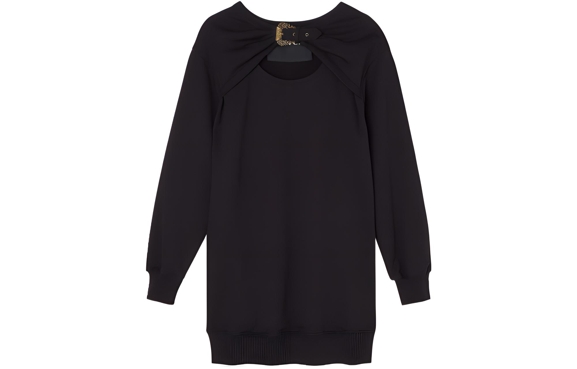 Платье с длинными рукавами и пряжкой VERSACE JEANS COUTURE, черный
Платье с длинными рукавами и пряжкой VERSACE JEANS COUTURE, черный