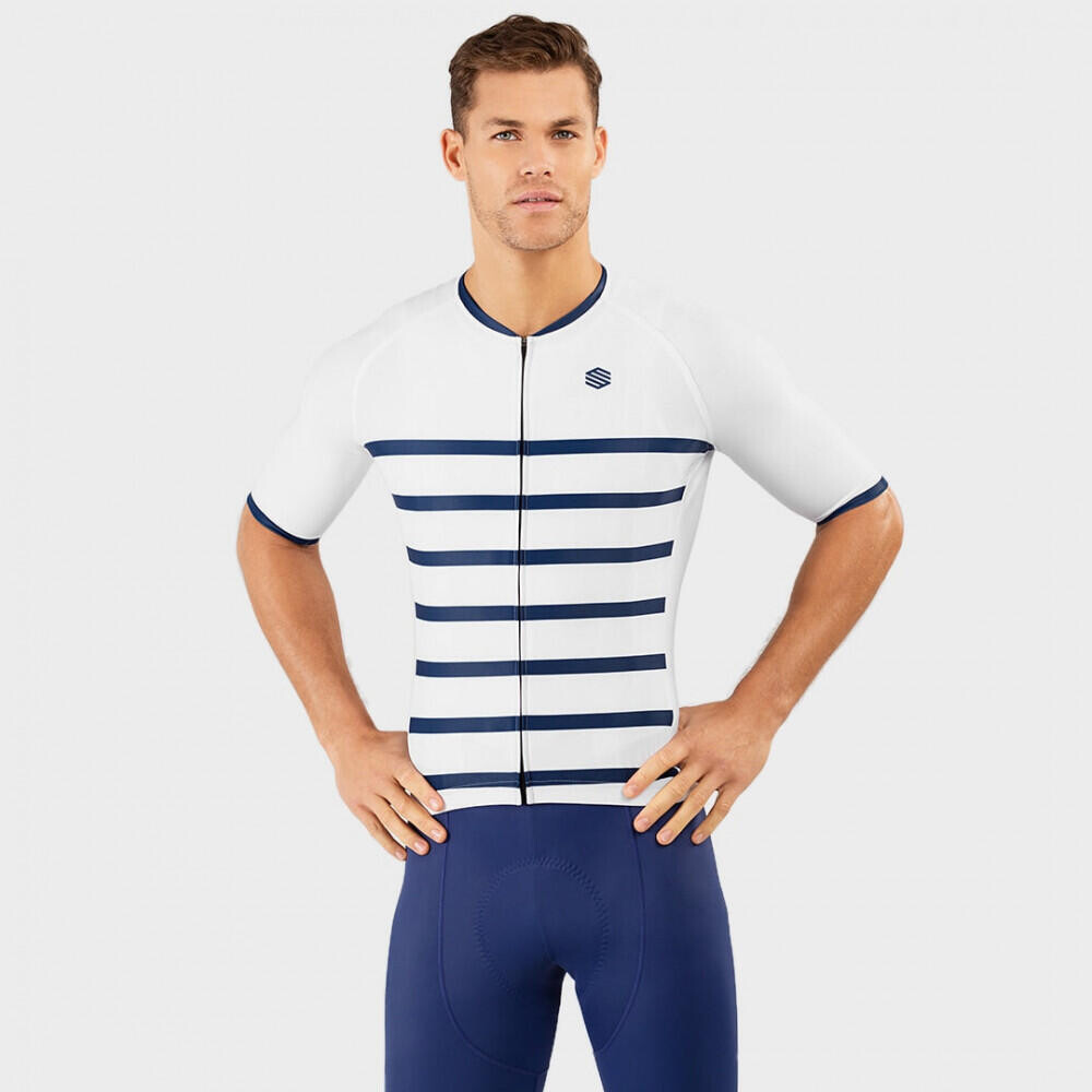 Мужской велосипедный свитер с короткими рукавами M2 Nevada SIROKO, Белый синий
Мужской велосипедный свитер с короткими рукавами M2 Nevada SIROKO, Белый синий