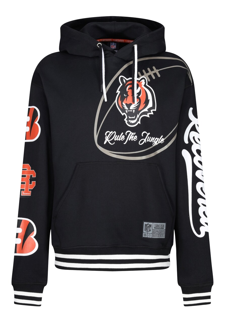 Толстовка с капюшоном Recovered Sweatshirt NFL Bengals Rule The Jungle, черный
Толстовка с капюшоном Recovered Sweatshirt NFL Bengals Rule The Jungle, черный
