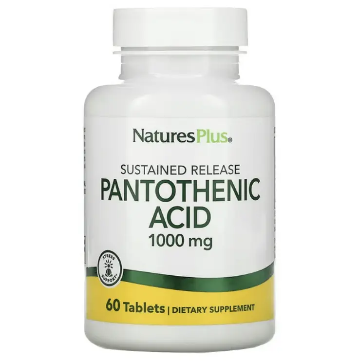 Пантотеновая кислота, 1000 мг, 60 таблеток, NaturesPlus
Пантотеновая кислота, 1000 мг, 60 таблеток, NaturesPlus