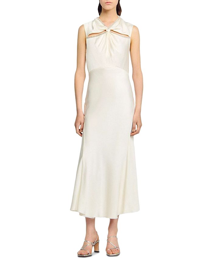 Макси-платье из сатина с отделкой из страз Sandro, слоновая кость/кремовый
Макси-платье из сатина с отделкой из страз Sandro, слоновая кость/кремовый