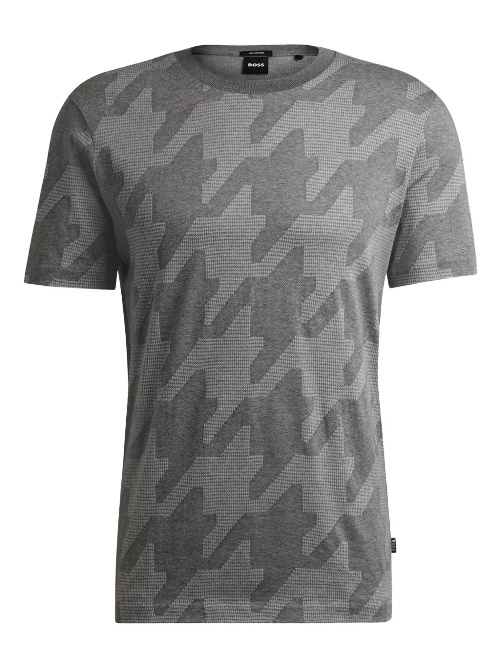 Футболка в ломаную клетку Boss, серый
Футболка в ломаную клетку Boss, серый