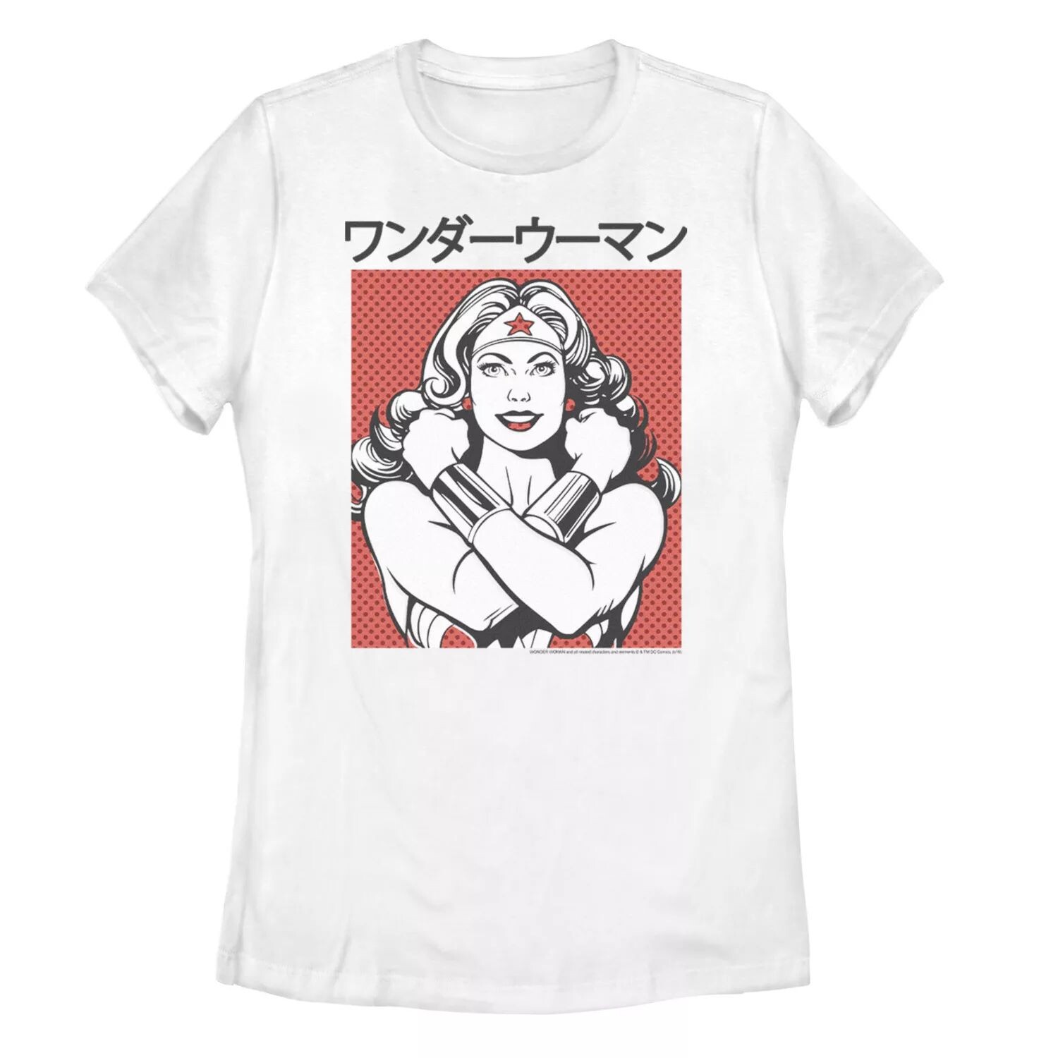 Детская футболка DC Comics Wonder Woman с рисунком кандзи в горошек Licensed Character
Детская футболка DC Comics Wonder Woman с рисунком кандзи в горошек Licensed Character