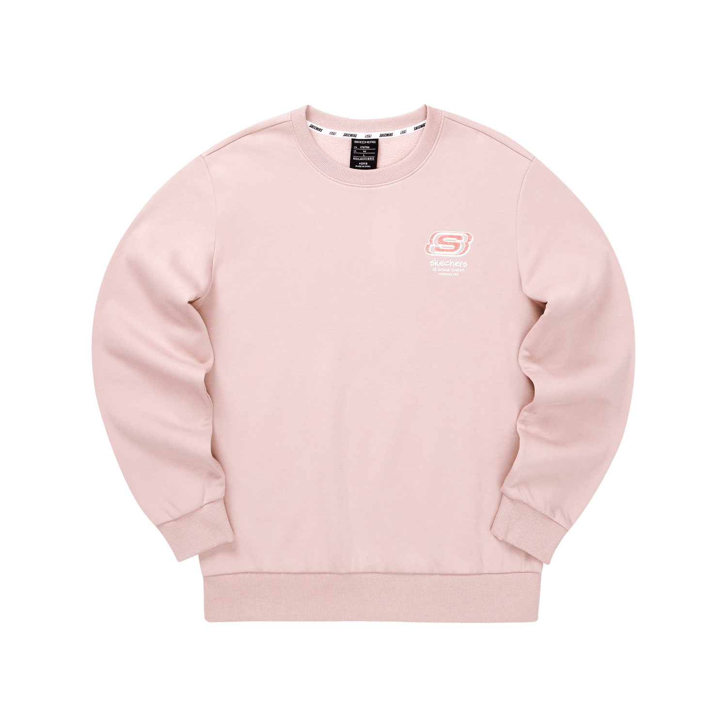 Разноцветный свитшот унисекс серо-розовый Skechers, Gray Pink/01NX
Разноцветный свитшот унисекс серо-розовый Skechers, Gray Pink/01NX