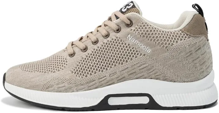 Мужские невидимые кроссовки с увеличением роста Легкие спортивные обувь Нескользящие кроссовки с повышением роста на 6 см Namoola, бежевый
Мужские невидимые кроссовки с увеличением роста Легкие спортивные обувь Нескользящие кроссовки с повышением роста на 6 см Namoola, бежевый