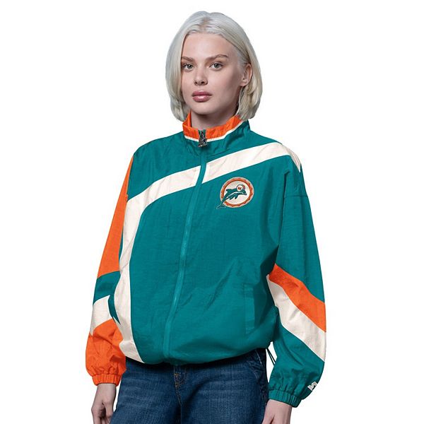Ветровка женская aqua/orange miami dolphins vintage 1st quarter full-zip Starter
Ветровка женская aqua/orange miami dolphins vintage 1st quarter full-zip Starter