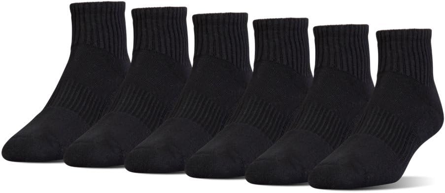 Носки Under Armour для взрослых, хлопковые, четверть длины, несколько пар, Black/Gray (6-Pairs)
Носки Under Armour для взрослых, хлопковые, четверть длины, несколько пар, Black/Gray (6-Pairs)