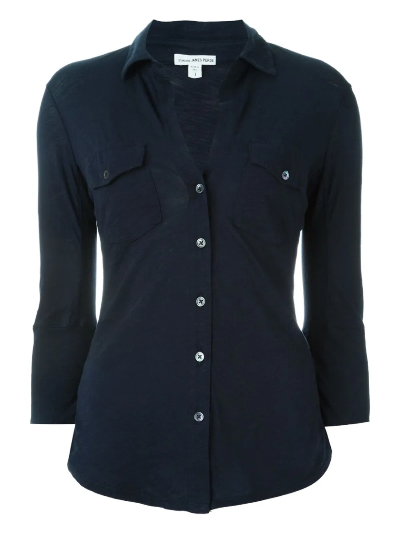 James Perse рубашка с контрастной вставкой, синий
James Perse рубашка с контрастной вставкой, синий