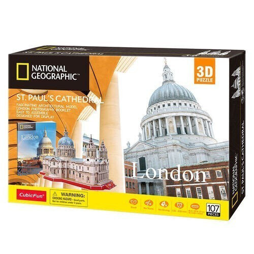 National Geographic, 3D пазл Св. Собор Пол Cubic Fun
National Geographic, 3D пазл Св. Собор Пол Cubic Fun