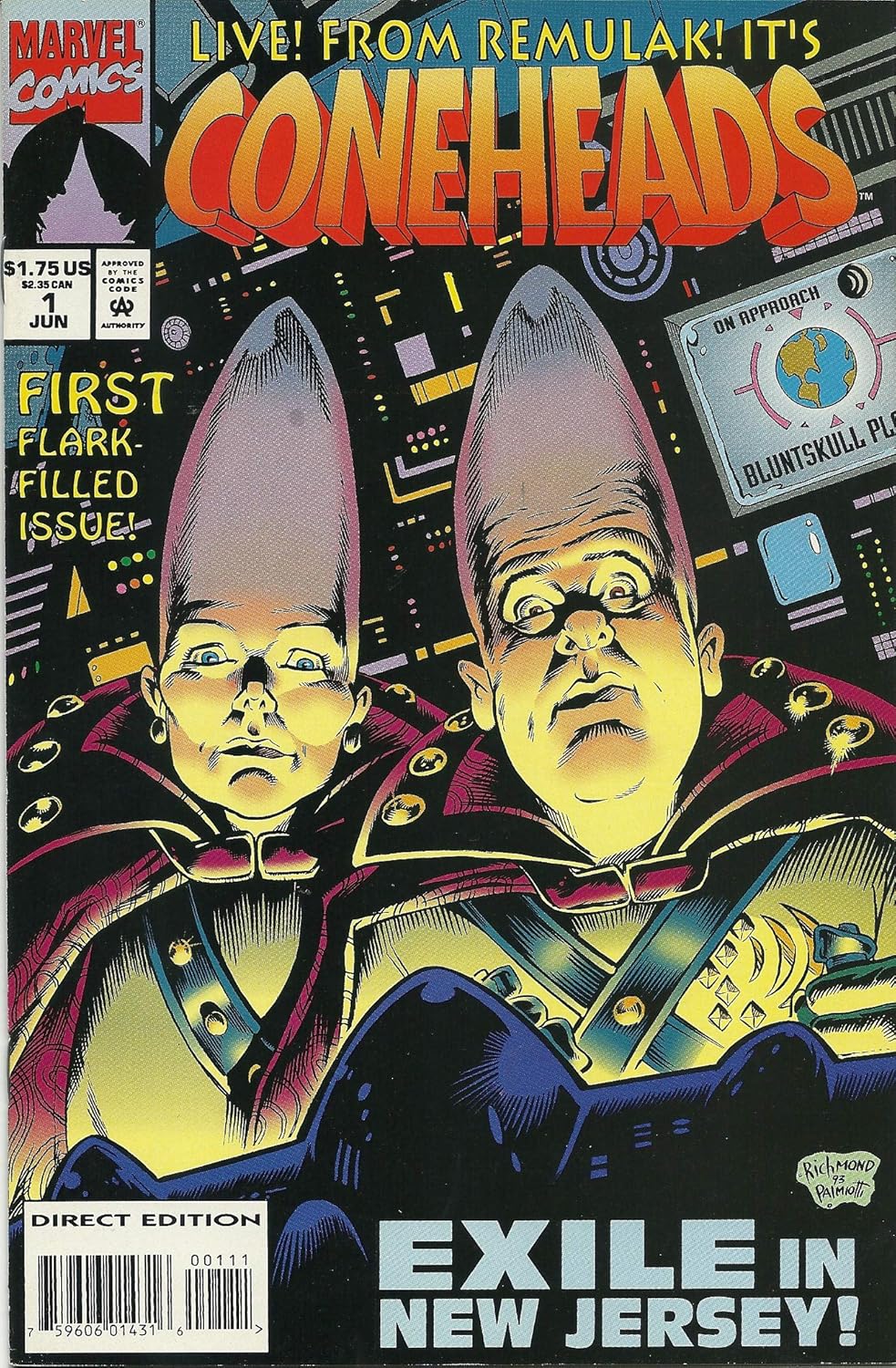 Coneheads #1 Marvel 1994 (Comic book Company)
Coneheads #1 Marvel 1994 (Comic book Company)