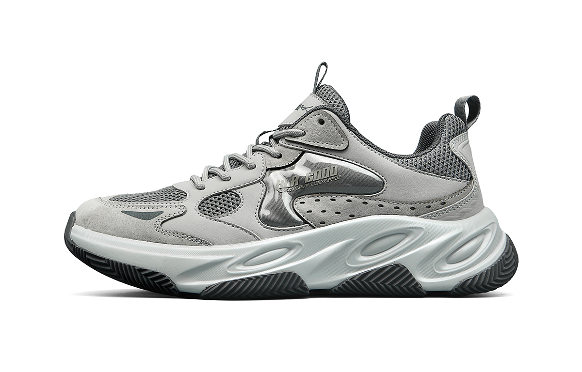 HLA Мужские повседневные низкие кеды серого/хаки цвета
HLA Мужские повседневные низкие кеды серого/хаки цвета