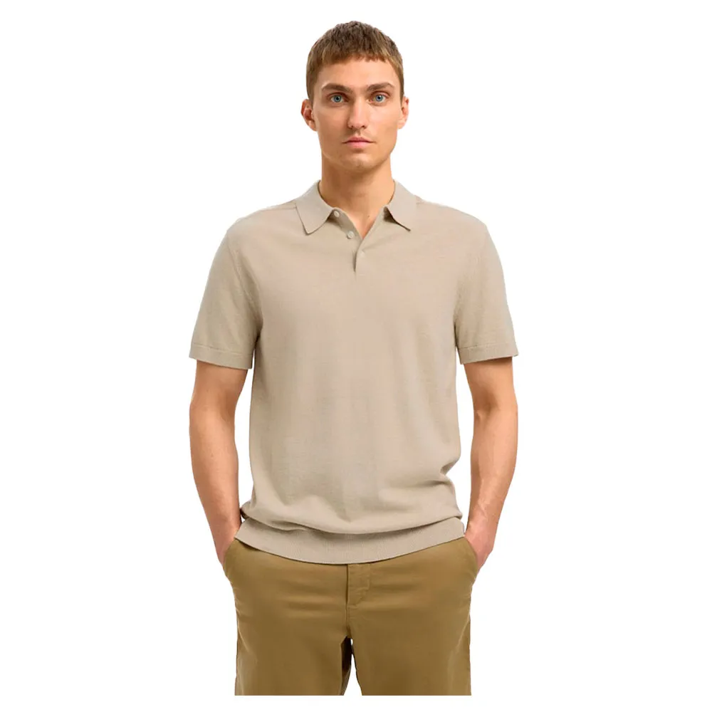 Поло с коротким рукавом Selected Berg, бежевый
Поло с коротким рукавом Selected Berg, бежевый