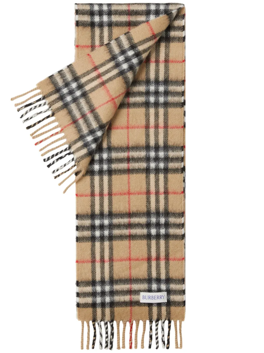 Кашемировый шарф в клетку с бахромой BURBERRY, нейтральный
Кашемировый шарф в клетку с бахромой BURBERRY, нейтральный