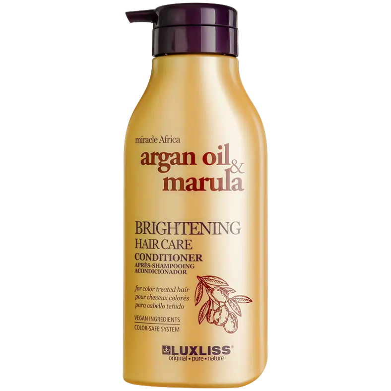 Luxliss Argan Oil&Marula аргановый кондиционер для волос, 500 мл
Luxliss Argan Oil&Marula аргановый кондиционер для волос, 500 мл